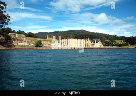 Ancienne colonie pénitentiaire à Port Arthur, Tasmanie, Australie Banque D'Images