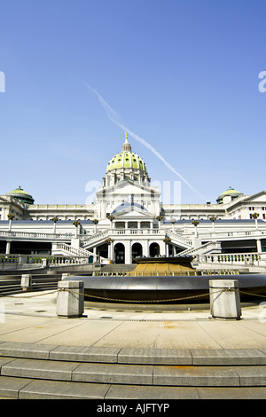 Le State Capitol building à Harrisburg en Pennsylvanie PA Banque D'Images