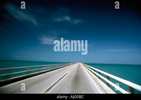 7 mile bridge Touches Forida USA Banque D'Images