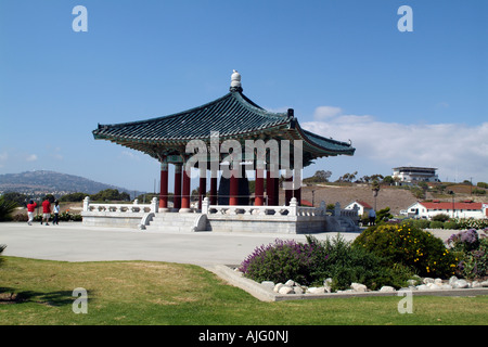 Amitié coréen Bell et pavillon à San Pedro dans le sud de la Californie USA Banque D'Images