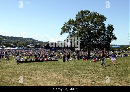 Festival de musique de Glastonbury en Angleterre Somerset Pilton Banque D'Images