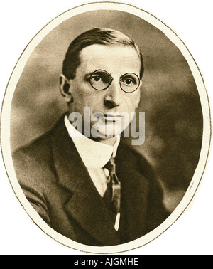 Eamon De Valera, 1920 portrait de l'homme politique et homme d'État républicain irlandais, plus tard premier ministre et président Banque D'Images