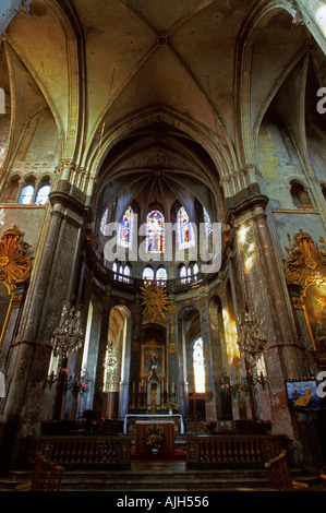 FRANCE SAINT JACQUES DANS L'ÉGLISE DE COURCELLES Banque D'Images