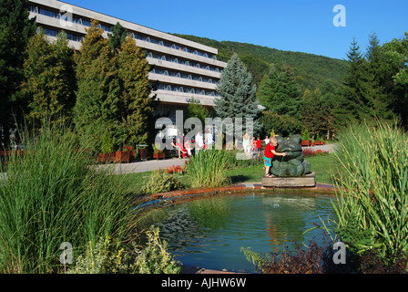 Esplanade, Trencianske Teplice, Trencin, Slovaquie Région Banque D'Images