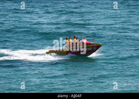 Le bateau de sauvetage de Surf Gold Coast Queensland Australie Banque D'Images