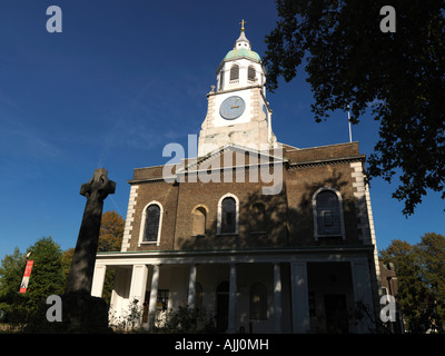 L'église Holy Trinity Clapham Common Londres Angleterre Centre du mouvement abolitionniste 1807 Banque D'Images
