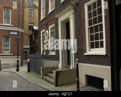 Accueil de Londres auteur Samuel Johnson 1709 1784 Gough Square London England UK Banque D'Images