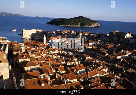 Kroatien Dalmatien Dubrovnik - Altstadt von Dubrovnik Croatie | Dalmatie Dubrovnik - Vieille ville de Dubrovnik Banque D'Images