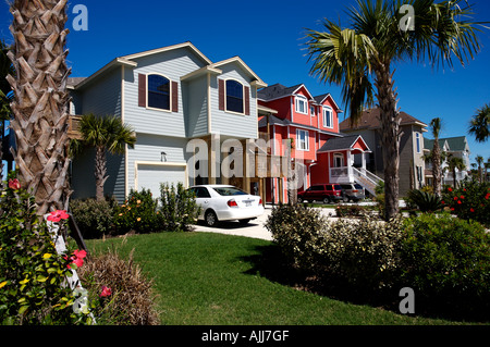 Bien sur Galveston Island Banque D'Images