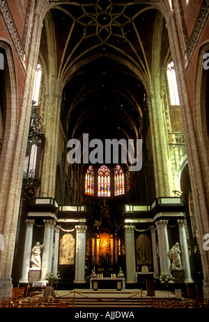 Saint Bavo cathedral, cathédrale catholique romaine, le catholicisme romain, la ville de Gand, Gand, Flandre orientale province, Belgique, Europe Banque D'Images