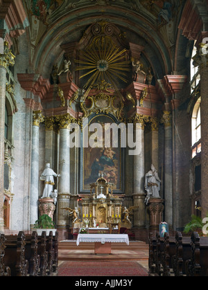 Ancienne église Minorite, Eger, Hongrie Banque D'Images