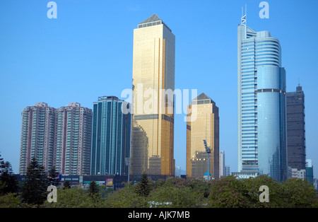 Guangzhou Guangzhou Chine Cityview Banque D'Images