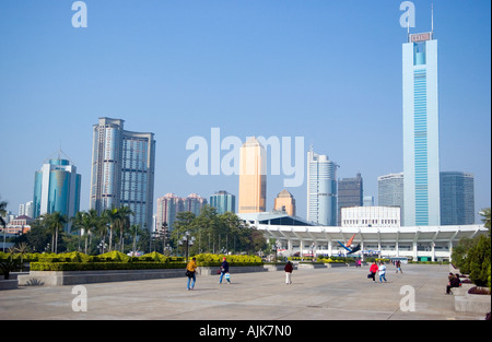 Guangzhou Guangzhou Chine Cityview Banque D'Images