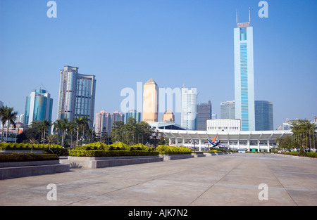 Guangzhou Guangzhou Chine Cityview Banque D'Images