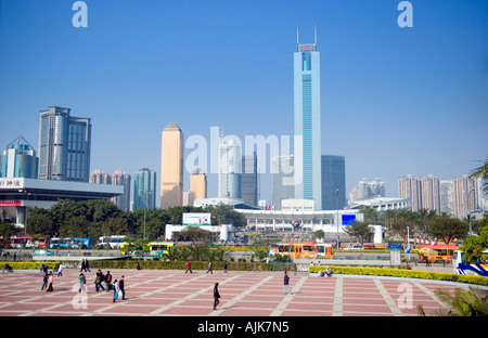 Guangzhou Guangzhou Chine Cityview Banque D'Images