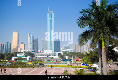 Guangzhou Guangzhou Chine Cityview Banque D'Images