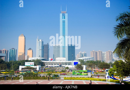 Guangzhou Guangzhou Chine Cityview Banque D'Images