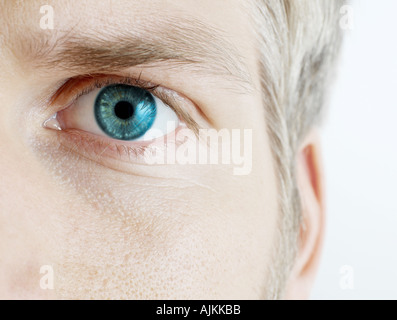 Close-up of man's eye Banque D'Images