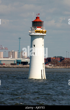 Nouveau phare de Brighton UK Angleterre Wirral Banque D'Images
