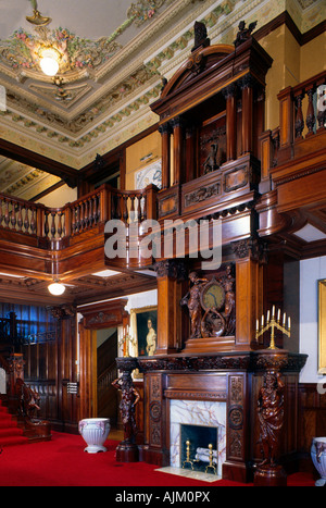 Grande Galerie à l'AMERICAN SWEDISH INSTITUTE situé dans années 1900 ACCUEIL DE SWAN TURNBLAD. MINNEAPOLIS, Minnesota. Banque D'Images