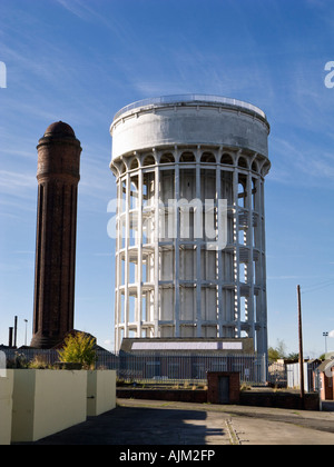 Vieux châteaux d'eau à Goole East Yorkshire UK Banque D'Images