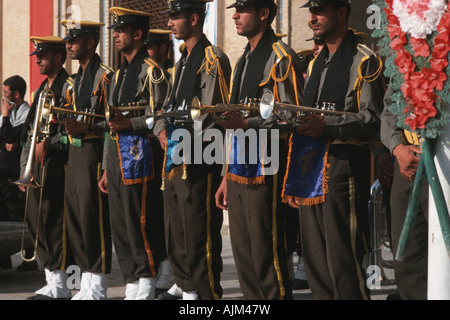 Chapelle-militaire au cours de l'Iran, Ispahan, Aschura-Ritual Banque D'Images