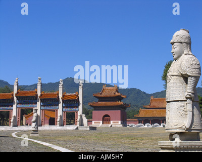 Tombes impériales de l'Empereur Kangxi des Qing Dynasity dans l'Est de Pékin UNESCO Sites du patrimoine historique Banque D'Images