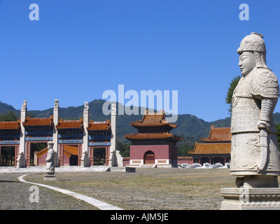 Tombes impériales de l'Empereur Kangxi des Qing Dynasity dans l'Est de Pékin UNESCO Sites du patrimoine historique Banque D'Images