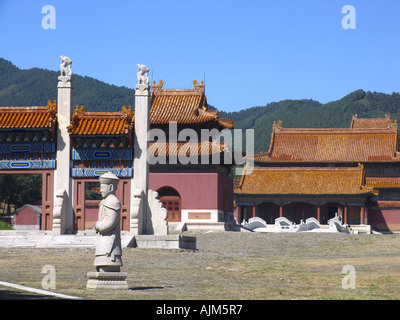 Tombes impériales de l'Empereur Kangxi des Qing Dynasity dans l'Est de Pékin UNESCO Sites du patrimoine historique Banque D'Images