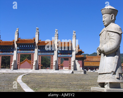 Tombes impériales de l'Empereur Kangxi des Qing Dynasity dans l'Est de Pékin UNESCO Sites du patrimoine historique Banque D'Images