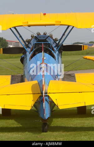 Fuselage et pilotage de Boeing Stearman PT 13D Kaydet Banque D'Images