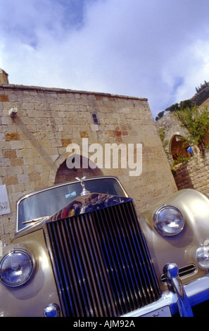 La célèbre Rolls Royce voiture classique brown modèle 1961 Banque D'Images