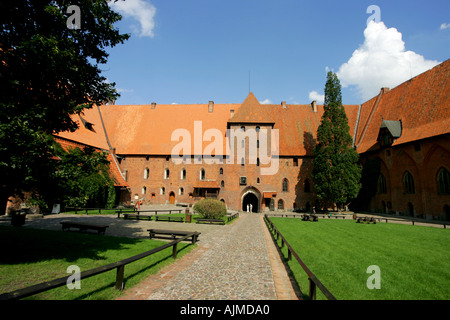 Marienburg château de Malbork Pologne Banque D'Images