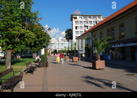 Esplanade, Trencianske Teplice, Trencin, Slovaquie Région Banque D'Images