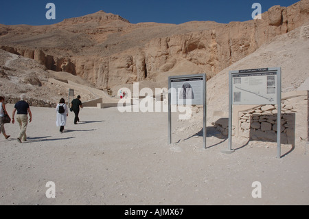 Vallée des Rois, près de Louxor, Egypte Banque D'Images