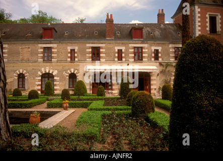 Le Château du Clos Lucé, l'architecture de la renaissance, château, manoir, maison, résidence, léonard de vinci, amboise, vallée de la Loire, France Banque D'Images