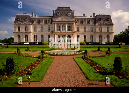 Chateau d'Artigny Artigny, château, Château du xixe siècle, Belle rusty nail château de François Coty, Montbazon, Indre-et-Loire, région Centre, France Banque D'Images