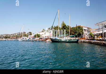 Port de Yalikavak, péninsule de Bodrum, Turquie Banque D'Images