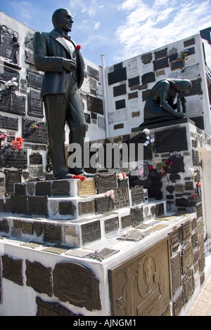 La Tombe de Carlos Gardel. Cimetière de la Chacarita. Buenos Aires, Argentine Banque D'Images