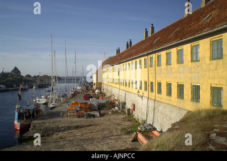 Le port de Christianso Island près de Bornholm Danemark Banque D'Images