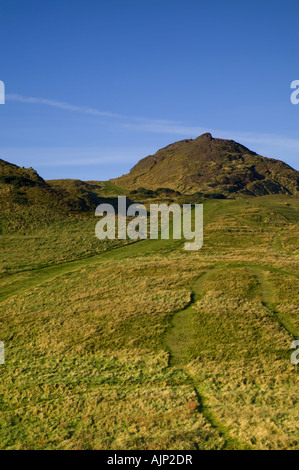 Les pics d'Arthur Seat, Édimbourg, Écosse Banque D'Images
