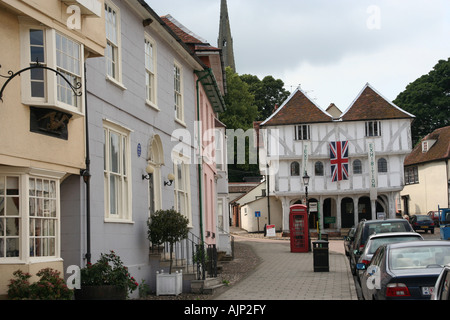 Thaxted pittoresque village maison de village du sud de l'angleterre essex street grande-bretagne uk go Banque D'Images