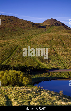Les pics d'Arthur Seat, Édimbourg, Écosse Banque D'Images
