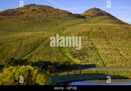 Les pics d'Arthur Seat, Édimbourg, Écosse Banque D'Images