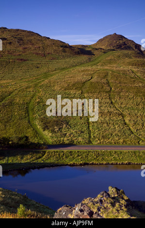 Les pics d'Arthur Seat, Édimbourg, Écosse Banque D'Images