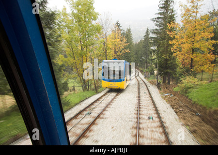 Funiculaire, Zakopane, Pologne, Europe, Podhale Banque D'Images