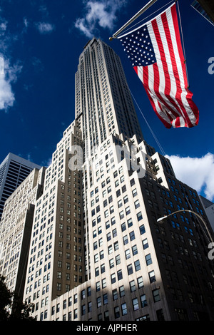 500 Fifth Avenue, New York, USA du bâtiment. Banque D'Images