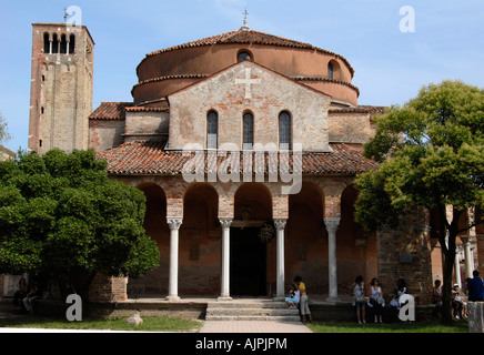 Église Santa Fosca Torcello Venise Italie Banque D'Images