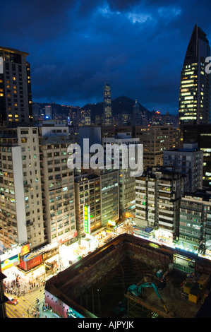 Chine Hong Kong skyline Banque D'Images