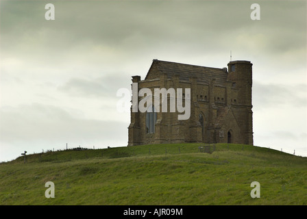 Chapelle de Sainte Catherine est sur Chapel Hill - Abbotsbury, Dorset. Banque D'Images